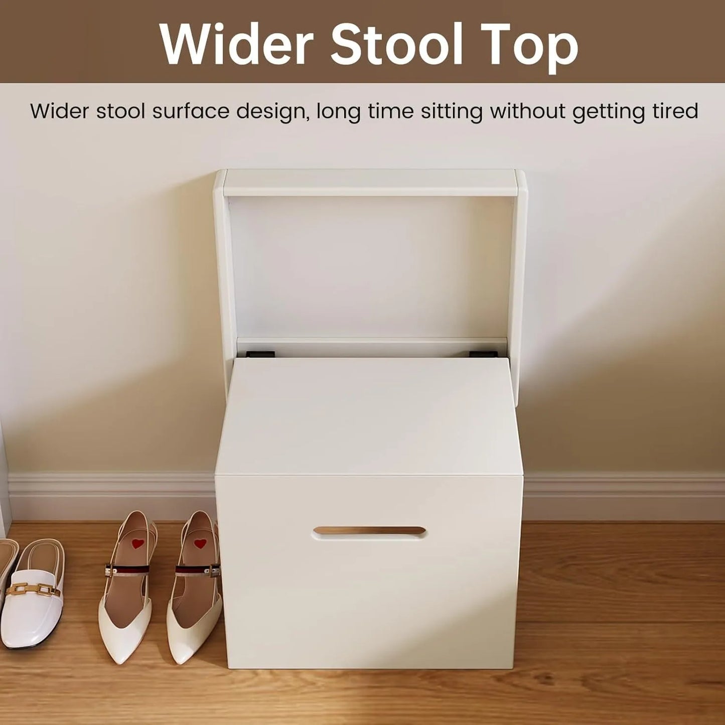 Wall Mounted Folding Entryway Stool