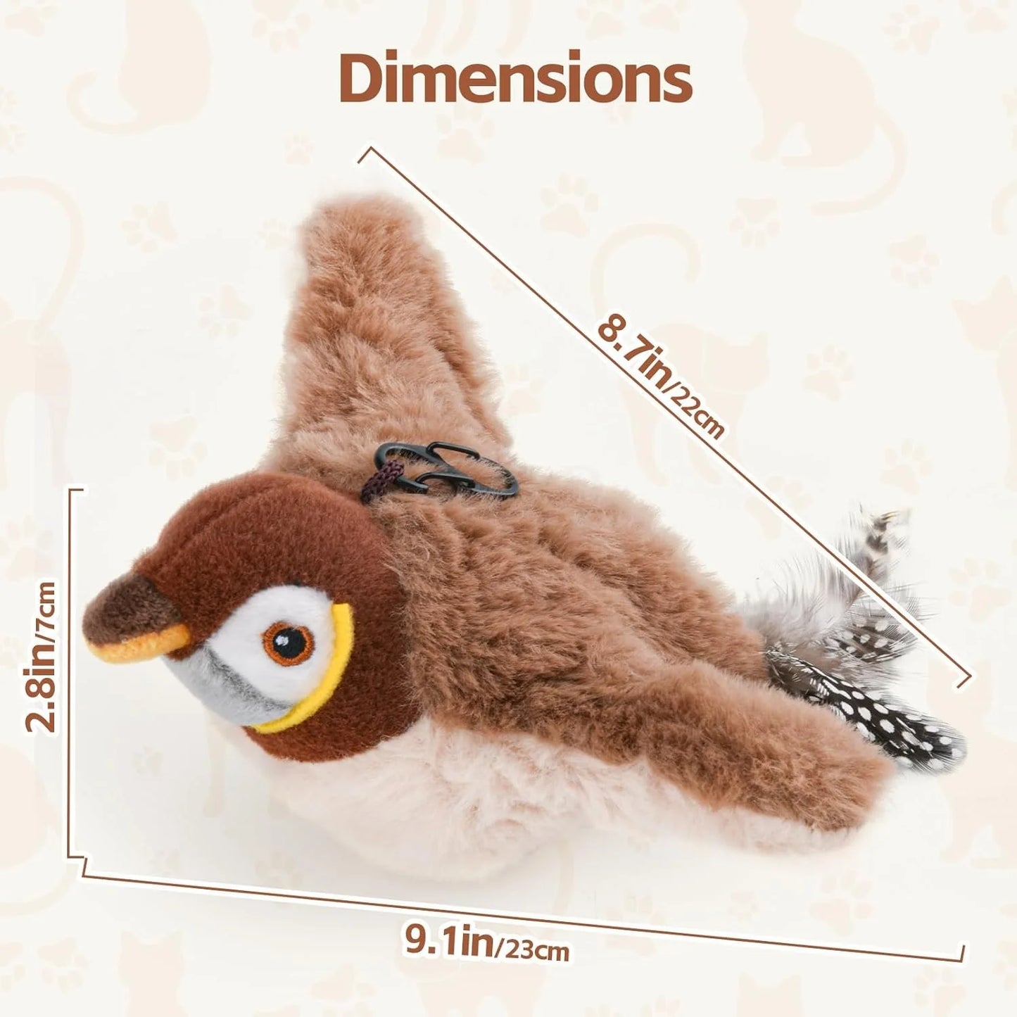 🐾Interactive Chirping Bird Cat Toy