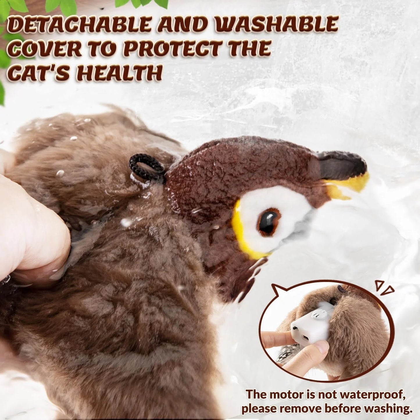 🐾Interactive Chirping Bird Cat Toy